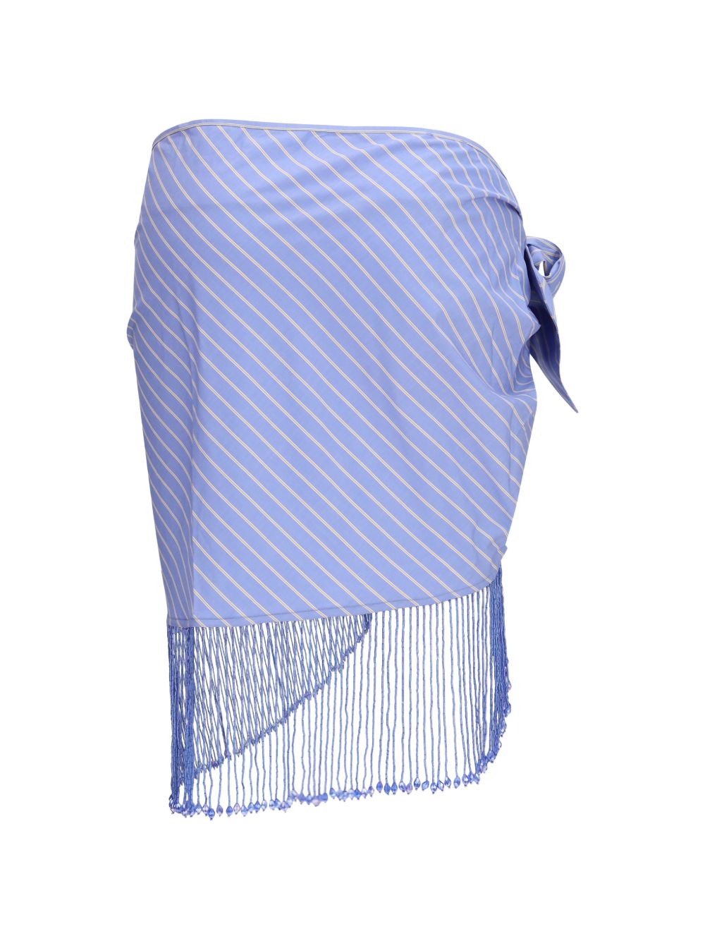 Pareo con frange dolly in celeste The andamane - donna 