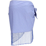 Pareo con frange dolly in celeste The andamane - donna 
