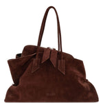Borsa la passeggiata medium in marrone The Attico - donna 
