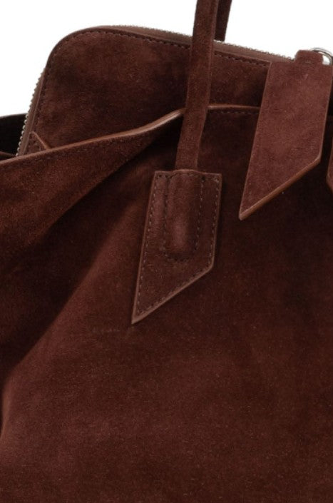 Borsa la passeggiata medium in marrone The Attico - donna 