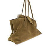 Borsa la passeggiata medium in verde Khaki The Attico - donna 