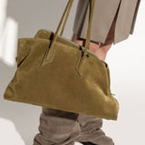 Borsa la passeggiata medium in verde Khaki The Attico - donna 