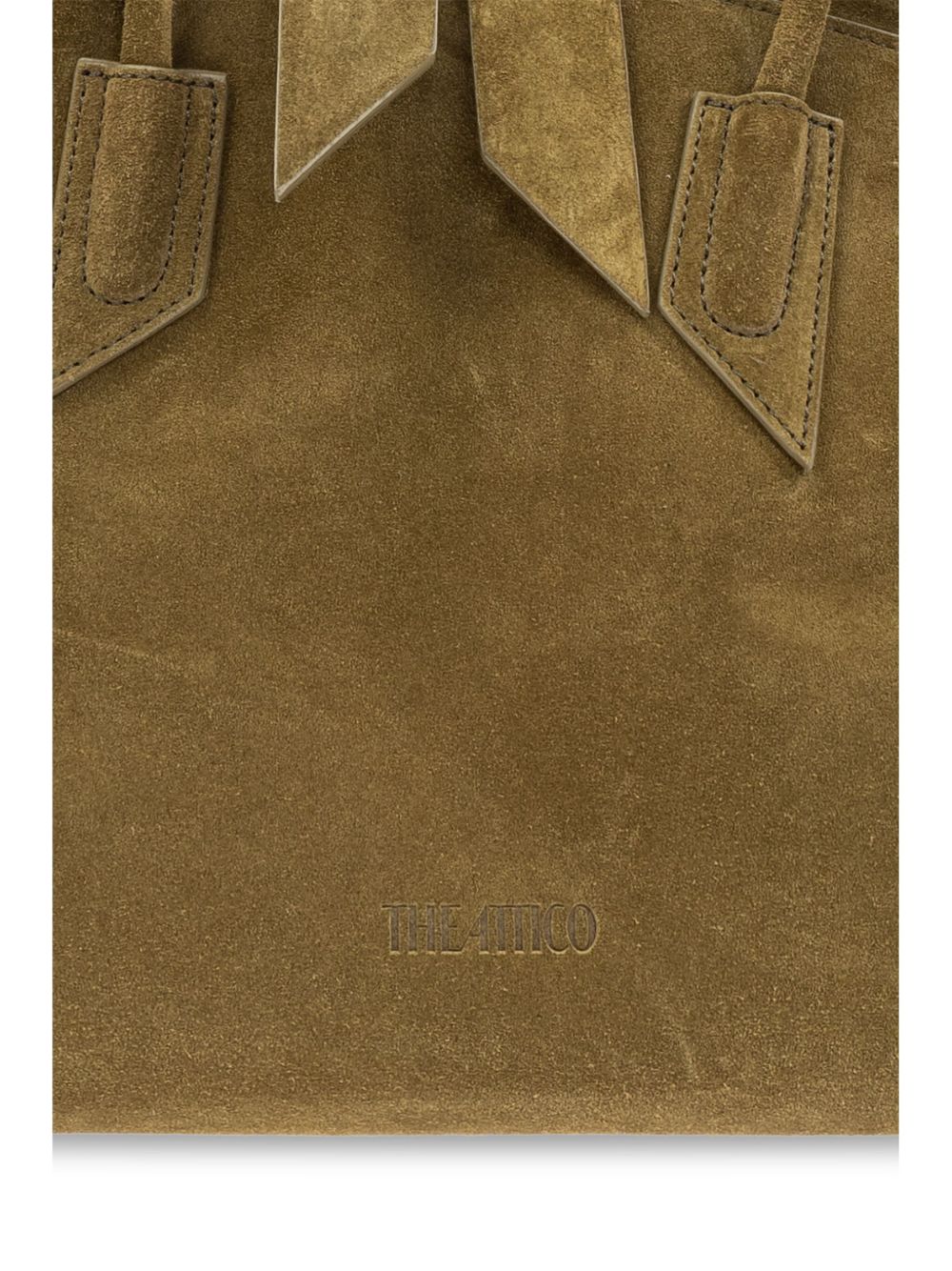 Borsa la passeggiata medium in verde Khaki The Attico - donna 