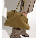 Borsa la passeggiata medium in verde Khaki The Attico - donna 
