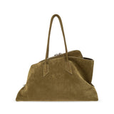 Borsa la passeggiata medium in verde Khaki The Attico - donna 