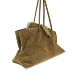 Borsa la passeggiata medium in verde Khaki The Attico - donna 