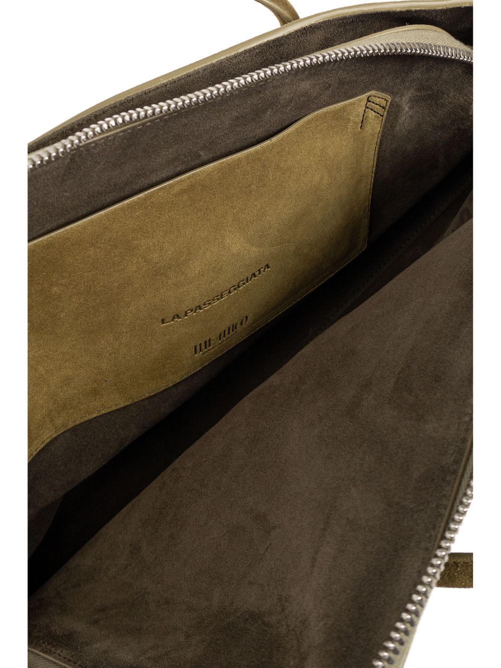 Borsa la passeggiata medium in verde Khaki The Attico - donna 