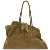 Borsa la passeggiata medium in verde Khaki The Attico - donna 