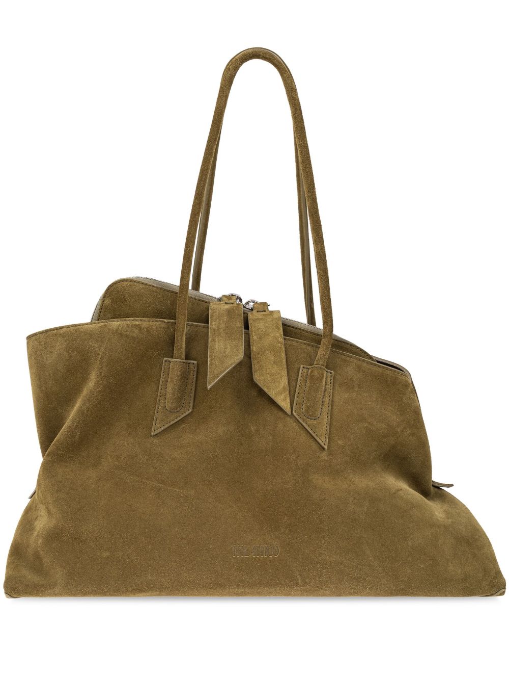 Borsa la passeggiata medium in verde Khaki The Attico - donna 