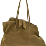 Borsa la passeggiata medium in verde Khaki The Attico - donna 