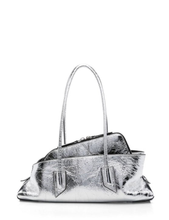 Borsa a spalla La passeggiata small in argentoThe Attico - donna 