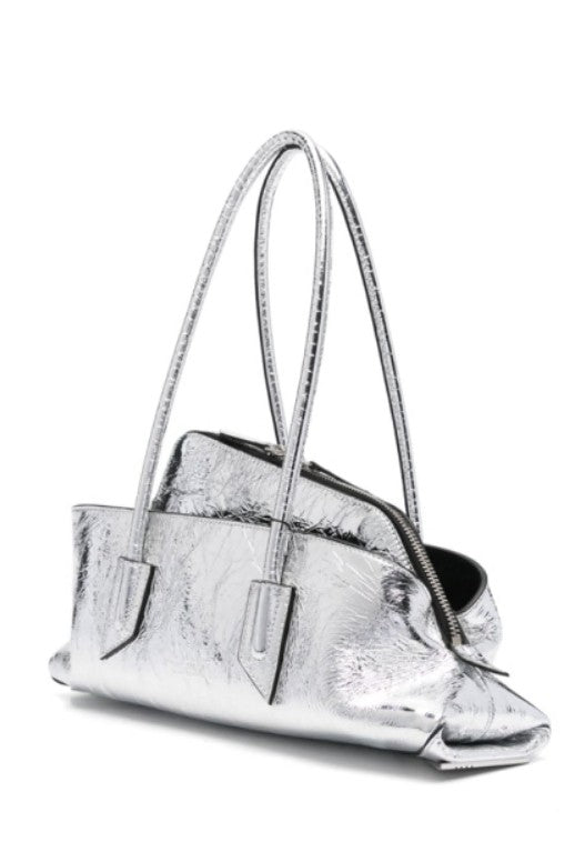 Borsa a spalla La passeggiata small in argentoThe Attico - donna 