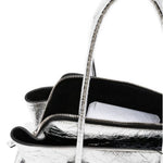 Borsa a spalla La passeggiata small in argentoThe Attico - donna 