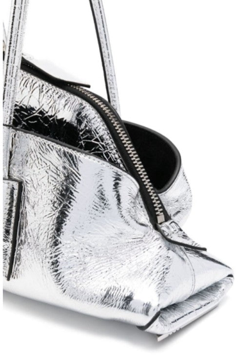 Borsa a spalla La passeggiata small in argentoThe Attico - donna 