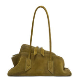 Borsa a spalla La passeggiata small in verde khaki The Attico - donna 