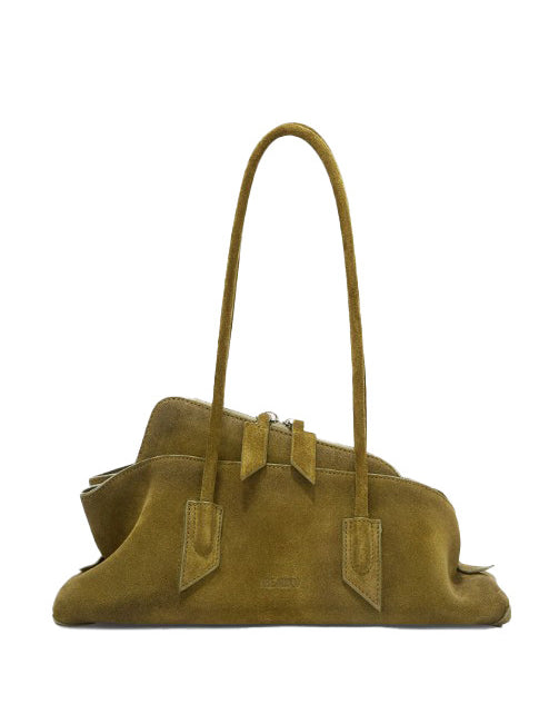 Borsa a spalla La passeggiata small in verde khaki The Attico - donna 