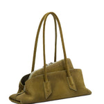 Borsa a spalla La passeggiata small in verde khaki The Attico - donna 