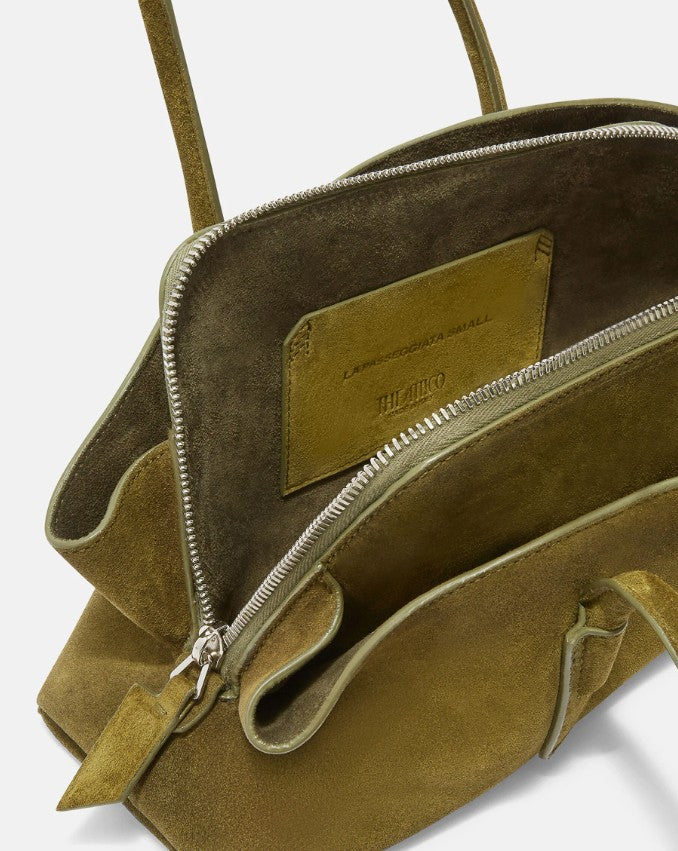 Borsa a spalla La passeggiata small in verde khaki The Attico - donna 