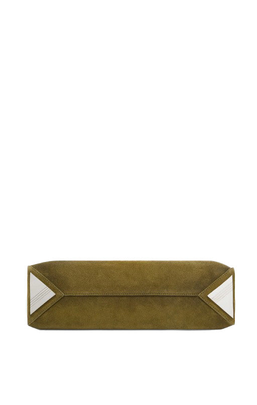 Borsa a spalla La passeggiata small in verde khaki The Attico - donna 