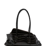 Borsa a spalla La passeggiata small in marrone The Attico - donna 