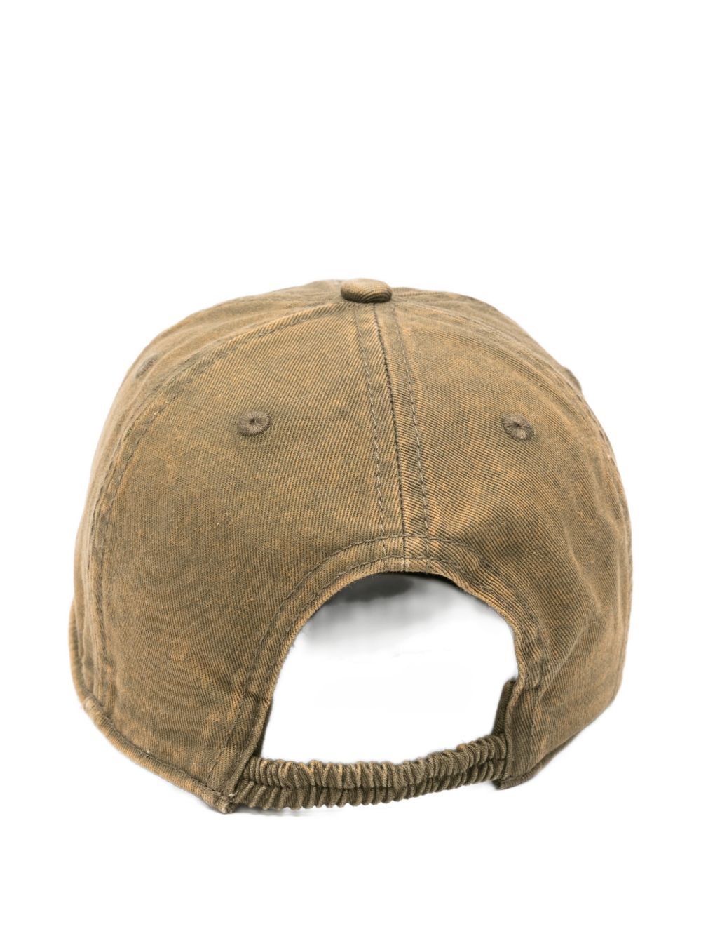 Cappello da baseball con logo ricamato in verdeThe attico - donna 