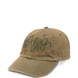 Cappello da baseball con logo ricamato in verdeThe attico - donna 