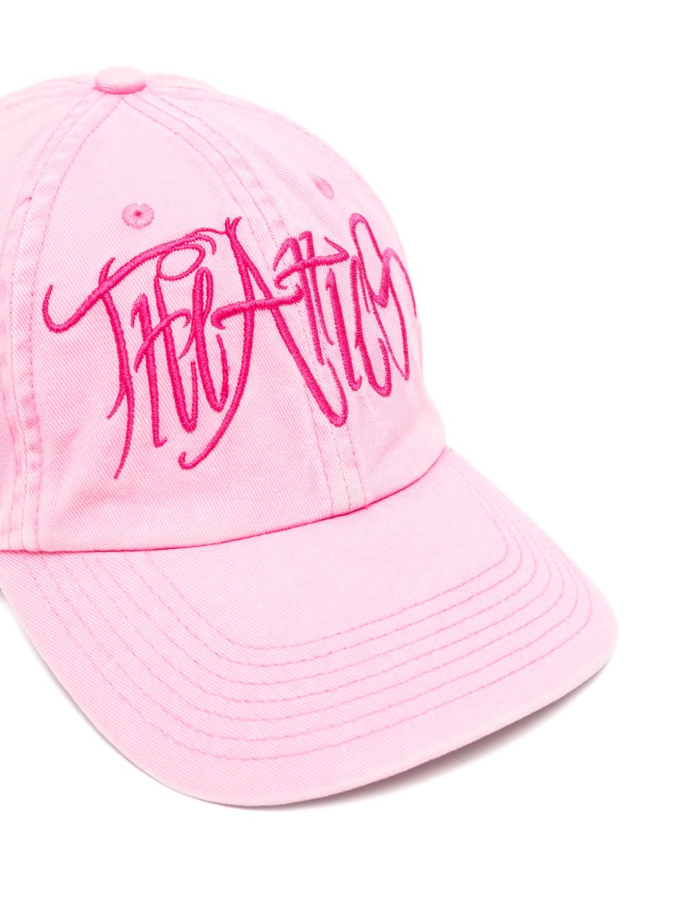 Cappello da baseball con logo in rosa The attico - donna 