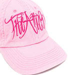 Cappello da baseball con logo in rosa The attico - donna 