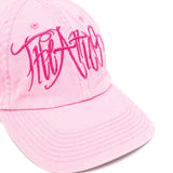 Cappello da baseball con logo in rosa The attico - donna 