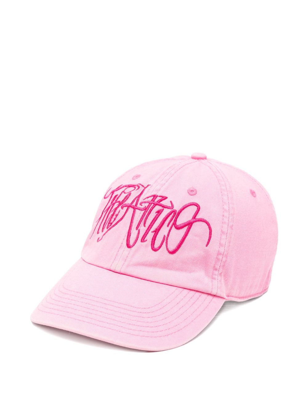 Cappello da baseball con logo in rosa The attico - donna 