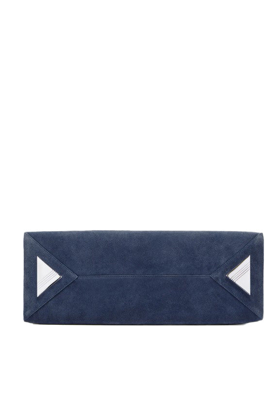 Borsa la passeggiata medium in blu The Attico - donna 