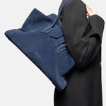 Borsa la passeggiata medium in blu The Attico - donna 