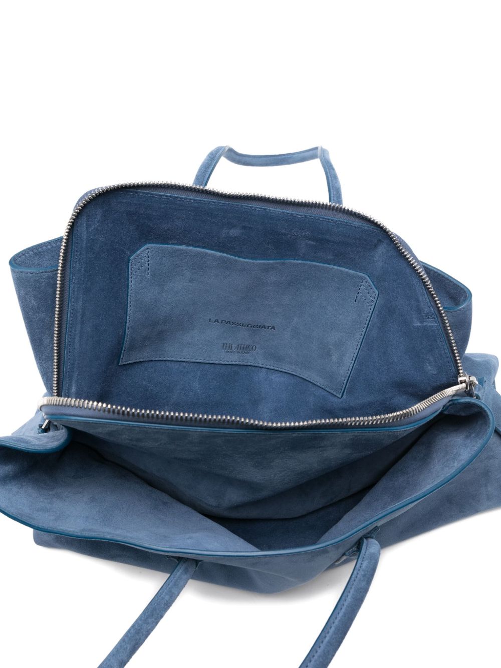 Borsa la passeggiata medium in blu The Attico - donna 