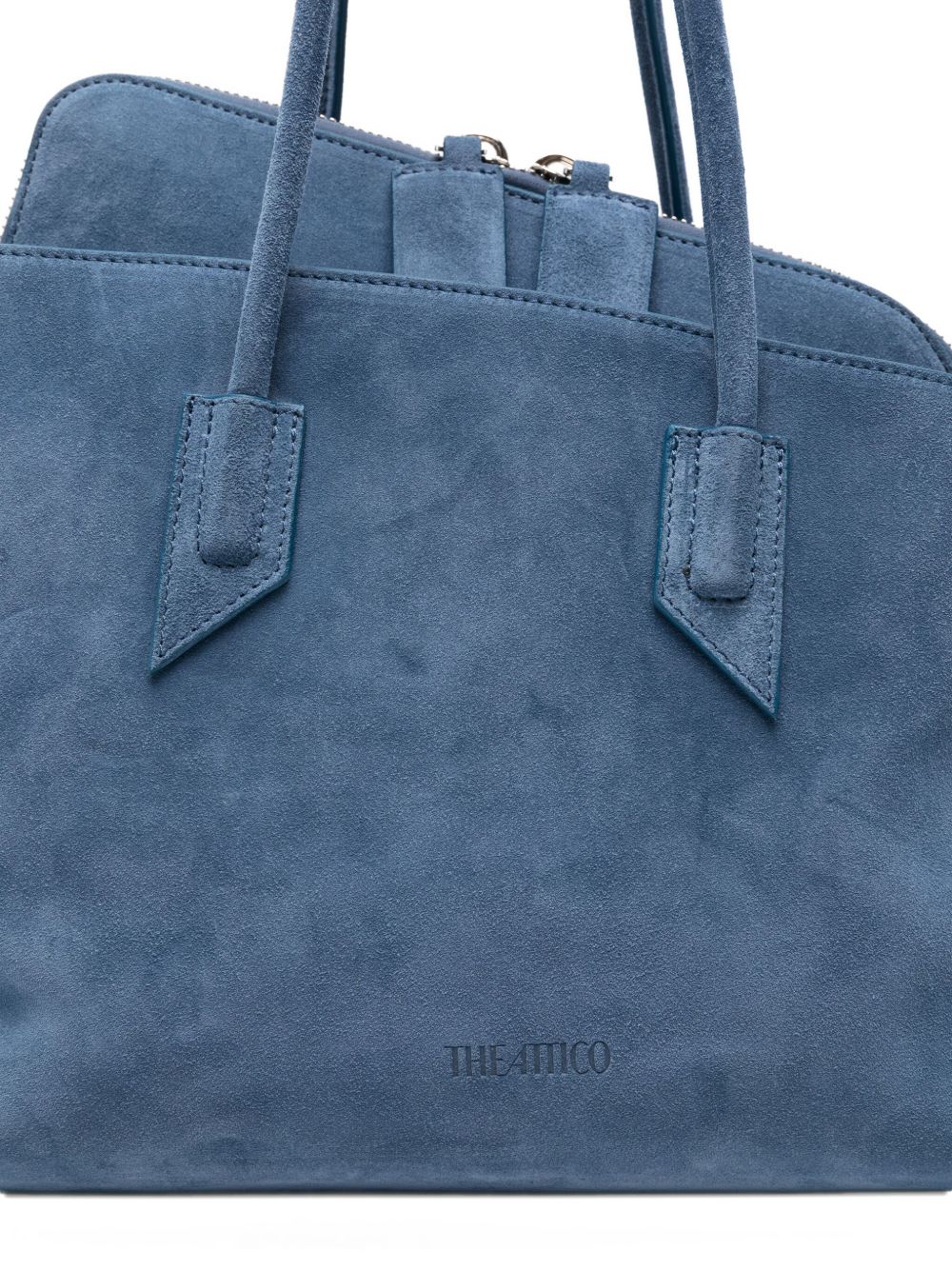 Borsa la passeggiata medium in blu The Attico - donna 