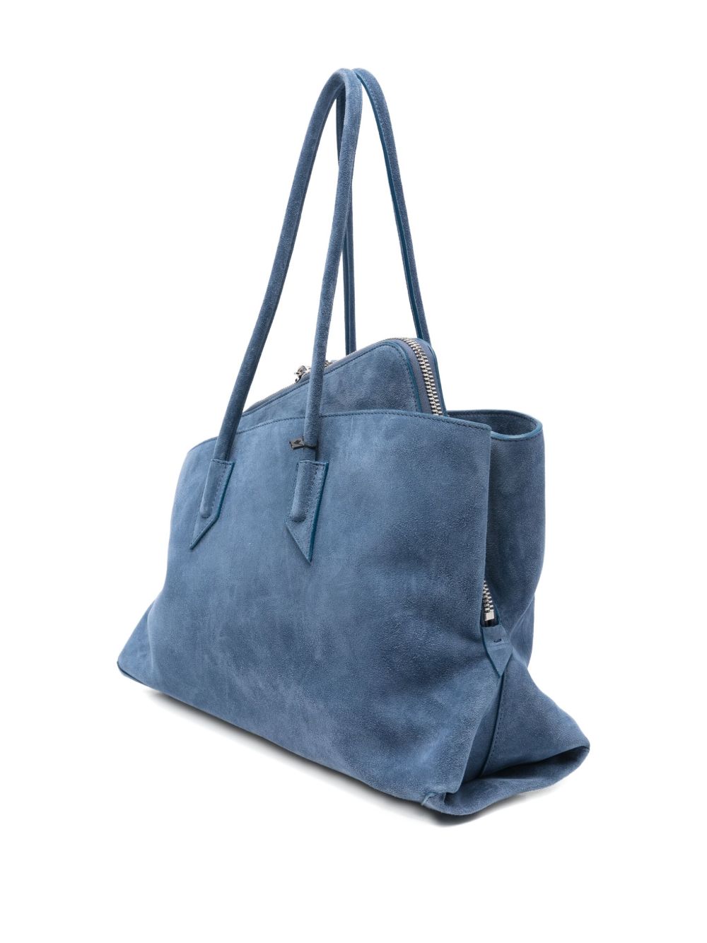 Borsa la passeggiata medium in blu The Attico - donna 
