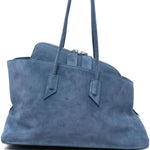 Borsa la passeggiata medium in blu The Attico - donna 