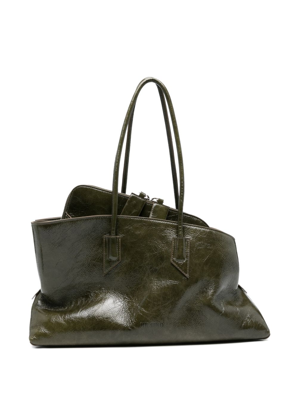 borsa a spalla la passeggiata medium in verde The Attico - donna 