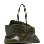 borsa a spalla la passeggiata medium in verde The Attico - donna 
