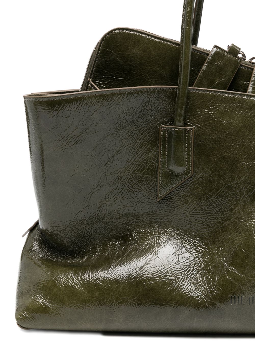 borsa a spalla la passeggiata medium in verde The Attico - donna 