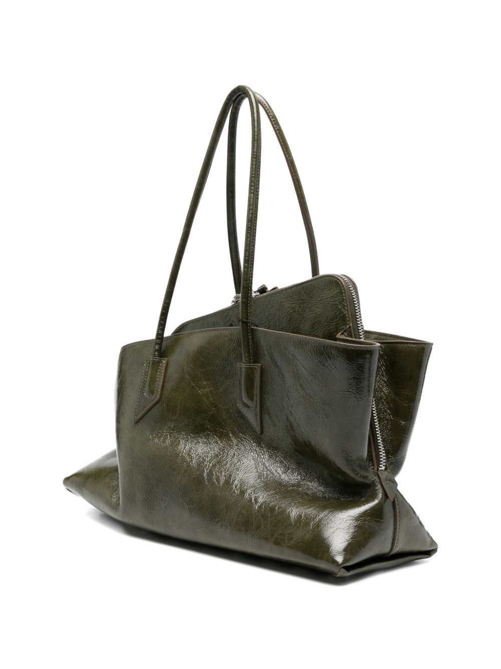 borsa a spalla la passeggiata medium in verde The Attico - donna 