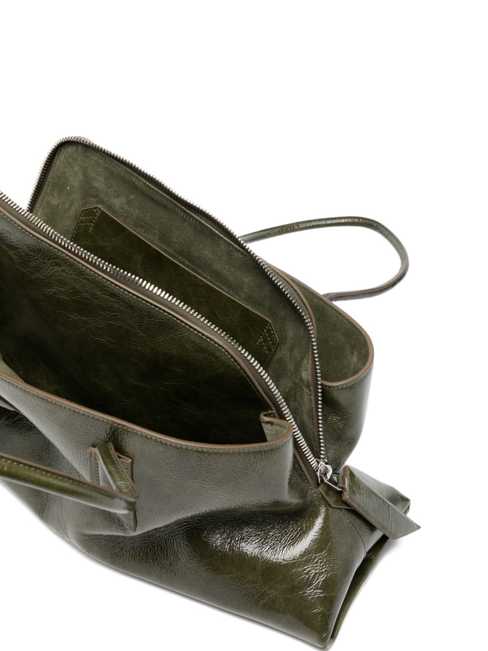borsa a spalla la passeggiata medium in verde The Attico - donna 