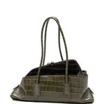Borsa la passeggiata medium in verde The Attico - donna 