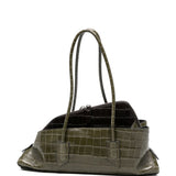Borsa la passeggiata medium in verde The Attico - donna 