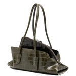 Borsa la passeggiata medium in verde The Attico - donna 