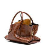 Borsa la passeggiata mini in marrone The Attico - donna 