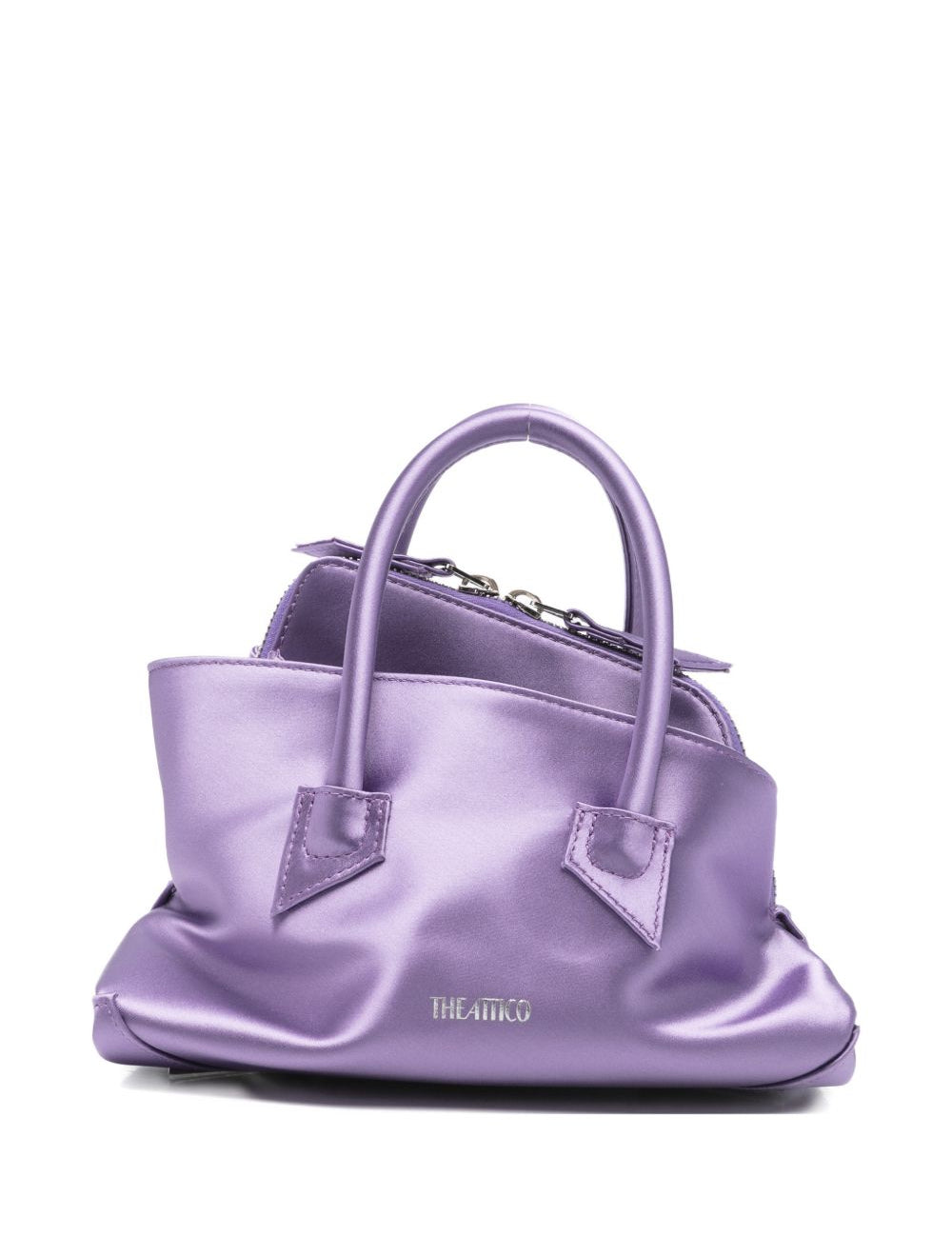 Borsa a mano la passeggiata mini in viola The Attico - donna 