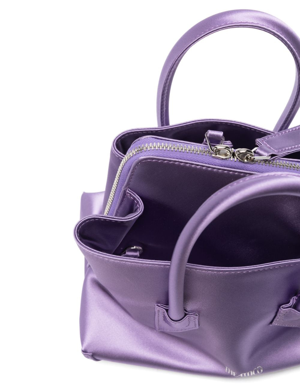 Borsa a mano la passeggiata mini in viola The Attico - donna 