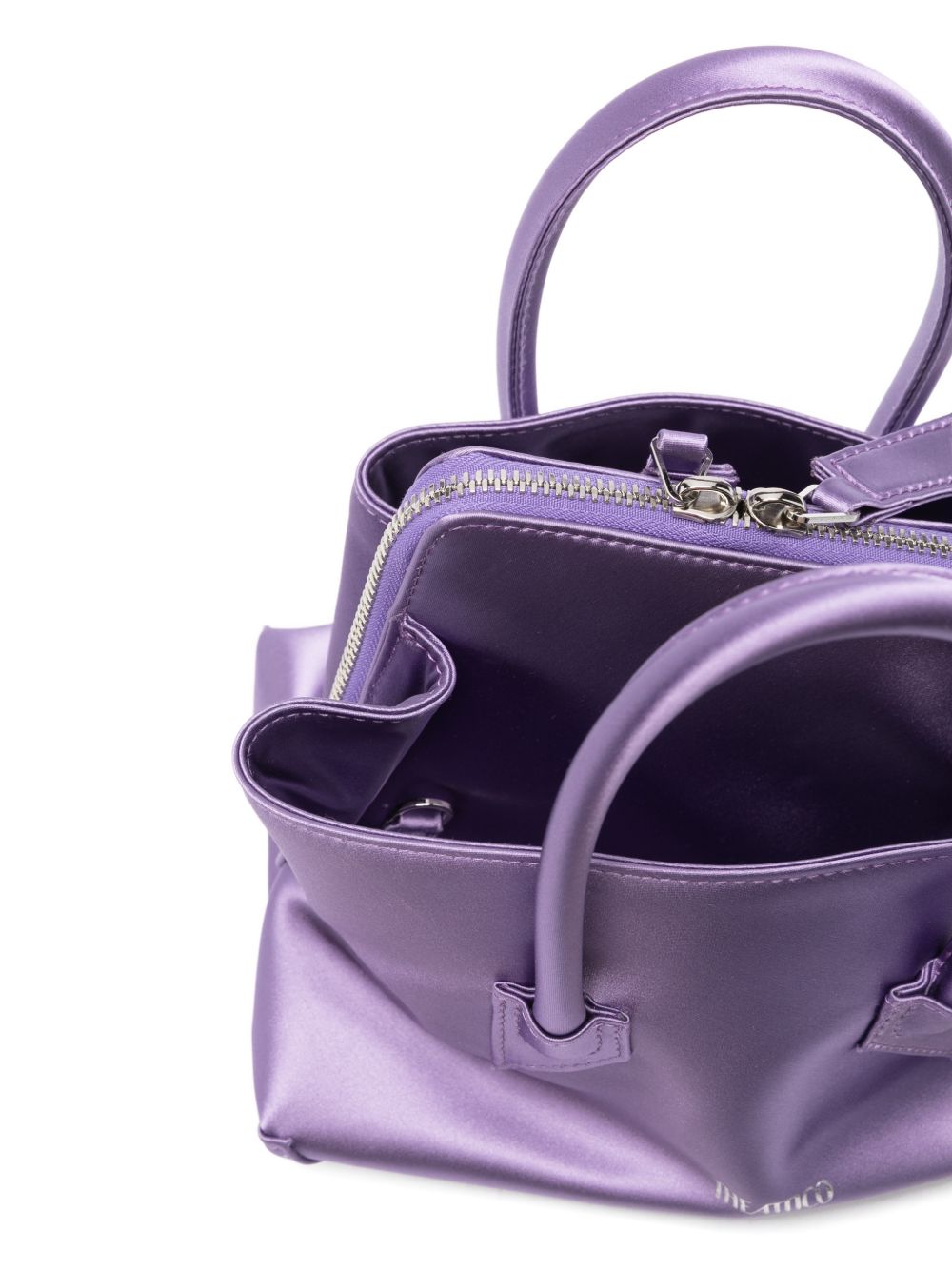 Borsa a mano la passeggiata mini in viola The Attico - donna 