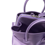 Borsa a mano la passeggiata mini in viola The Attico - donna 