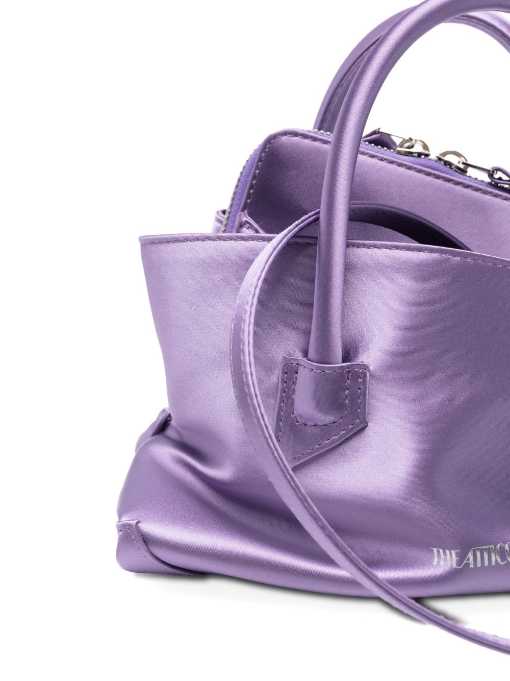 Borsa a mano la passeggiata mini in viola The Attico - donna 